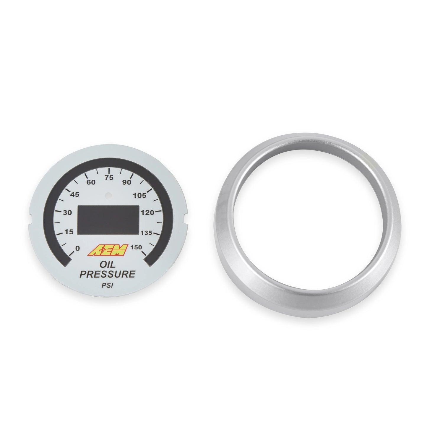 AEM Digital Oil Fuel Pressure Gauge 0-150 PSI