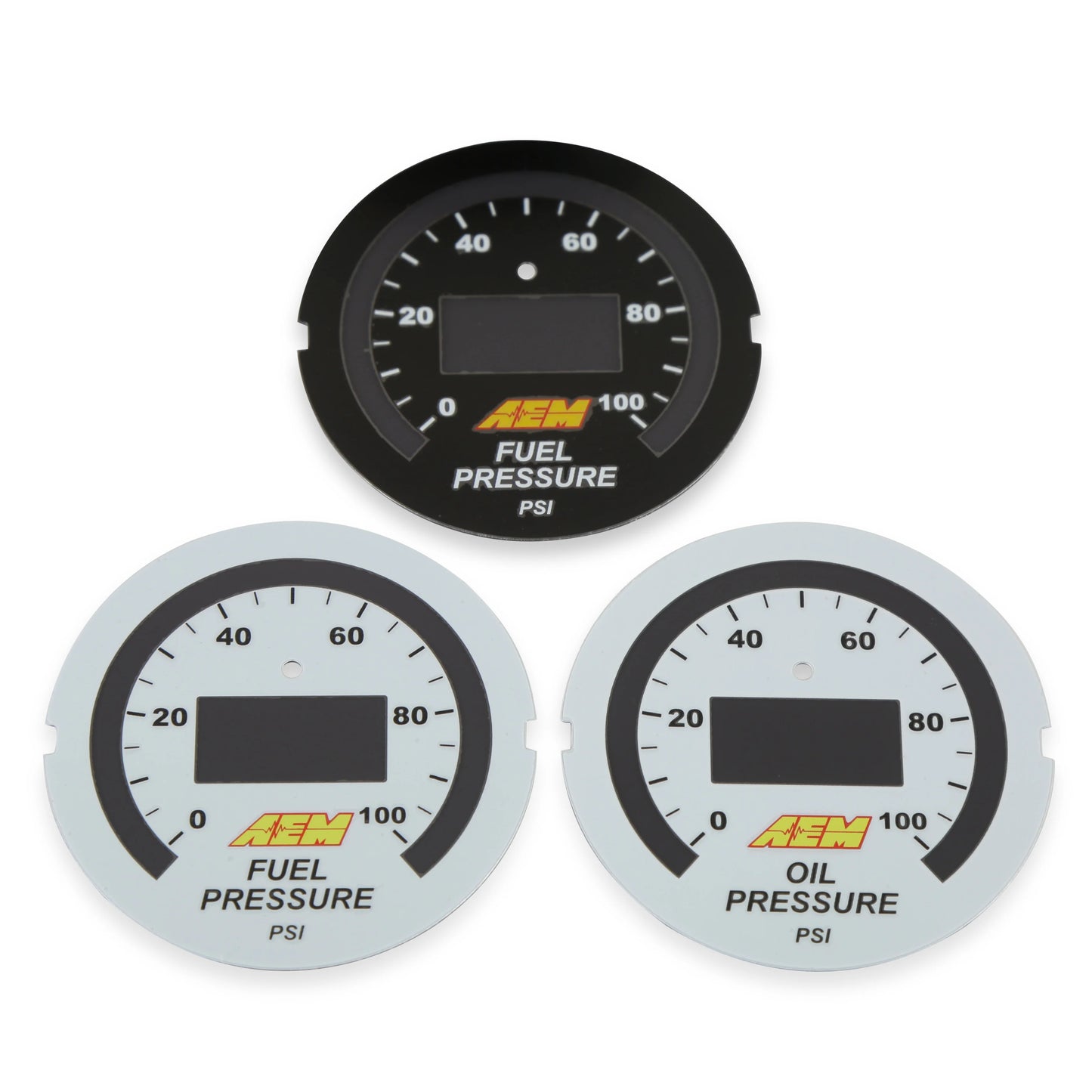 AEM Digital Oil Fuel Pressure Gauge 0-100 PSI