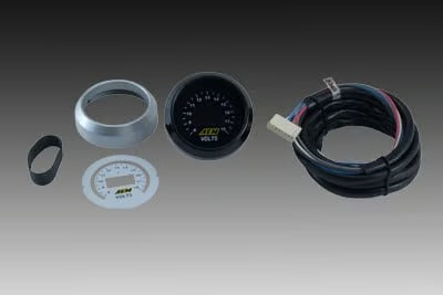 AEM Classic Digital Volt Gauge Kit 8-18 Volts