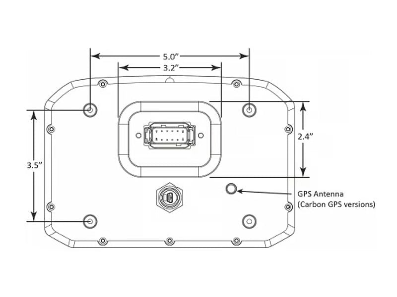 AEM CD-7 Carbon Non-Logging/ Non-GPS Display