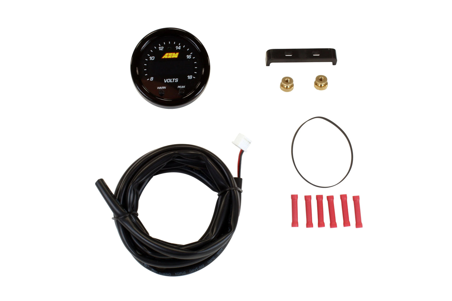 AEM X-Series Voltage Gauge Kit 8-18 Volts