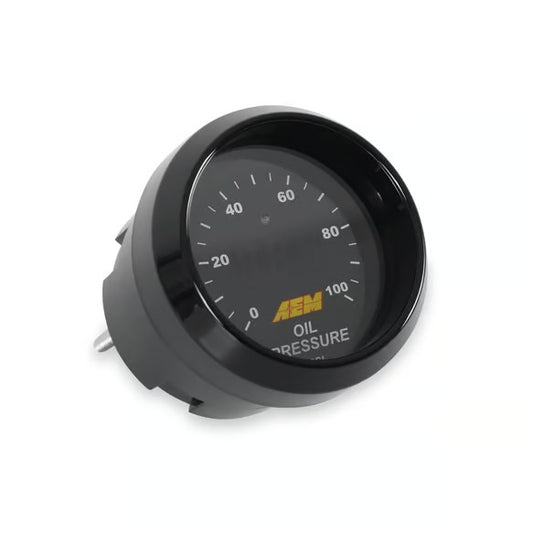 AEM Digital Oil Fuel Pressure Gauge 0-100 PSI