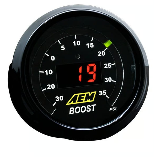 AEM Classic Boost Display Gauge Kit 30 to 35 PSI